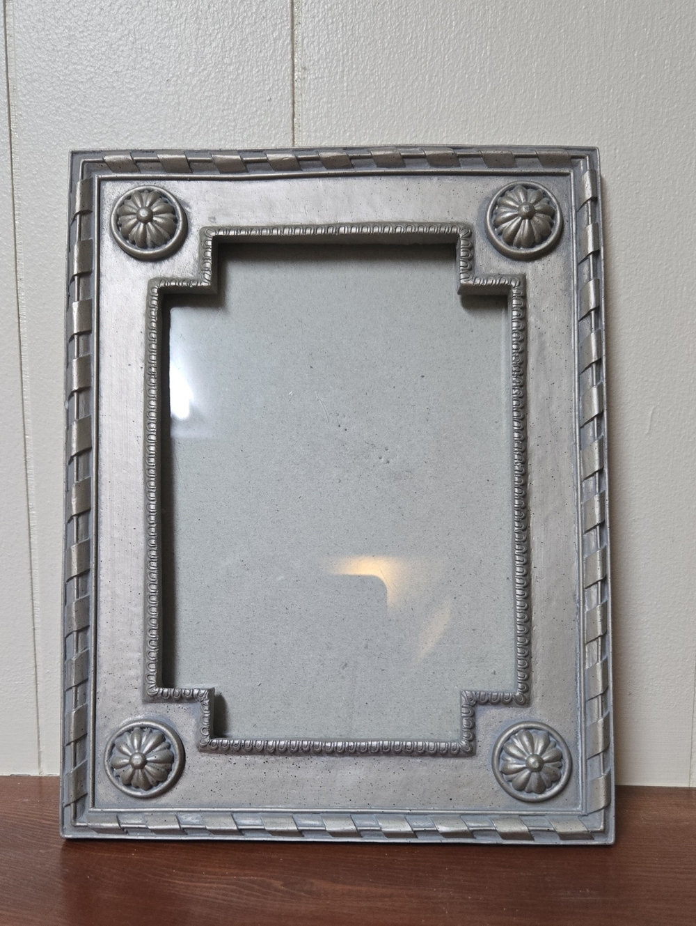 Silver Floral Corner Picture Frame - Classic Accent